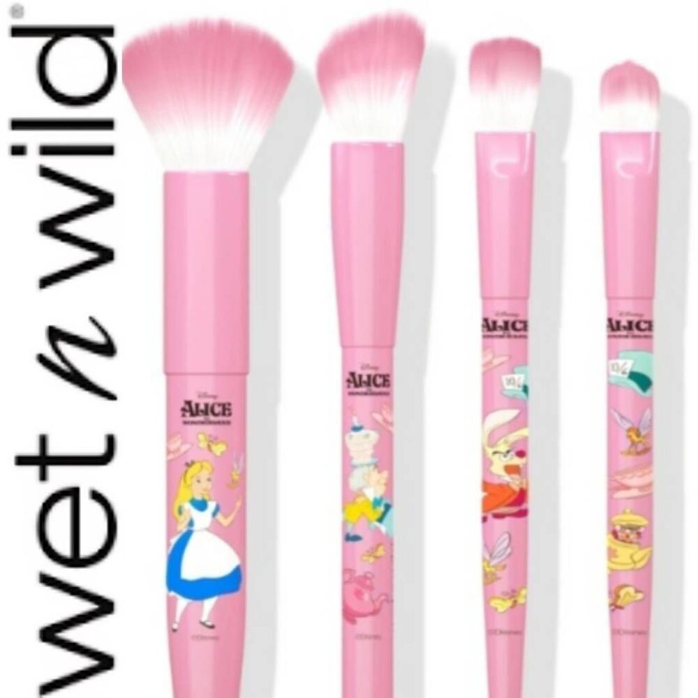 Wet-N-Wild X Alice‎ In Wonderland Mad Tea Party 4-Piece Brush Set